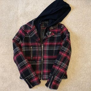 Maurice’s Coat Size S Pink/Black